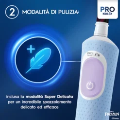 Spazzolino elettrico Oral B Vitality Pro Frozen per bambini da 3 anni