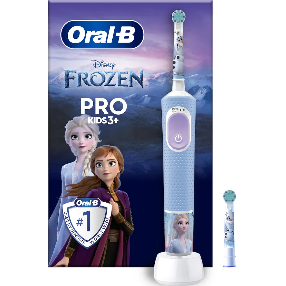 Spazzolino elettrico Oral B Vitality Pro Frozen per bambini da 3 anni