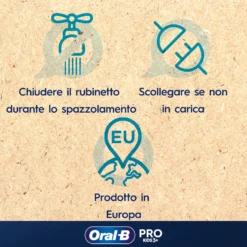 Spazzolino elettrico Oral B Vitality Pro Frozen per bambini da 3 anni