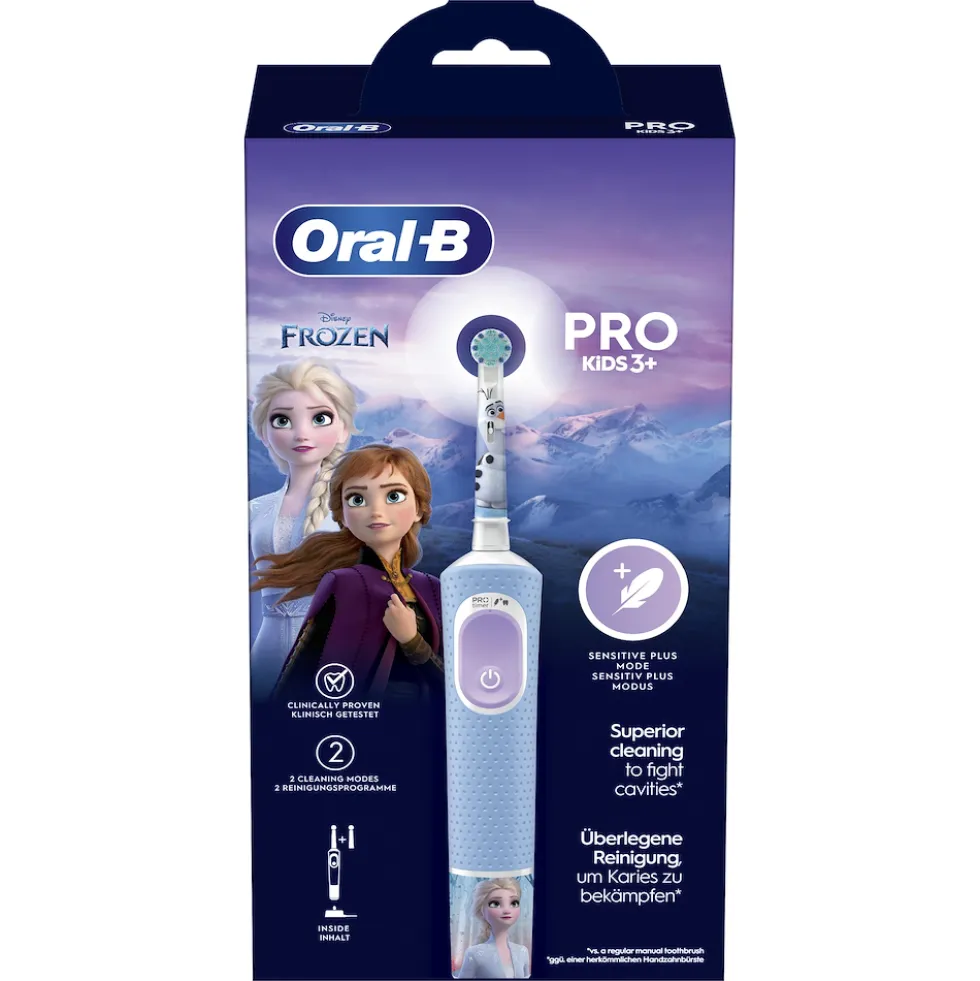 Spazzolino elettrico Oral B Vitality Pro Frozen per bambini da 3 anni