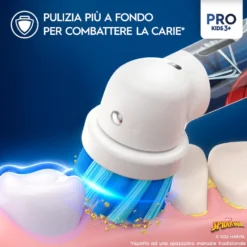 Spazzolino elettrico Oral B Vitality Pro Spiderman per bambini