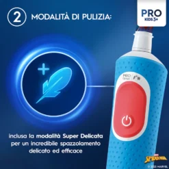 Spazzolino elettrico Oral B Vitality Pro Spiderman per bambini