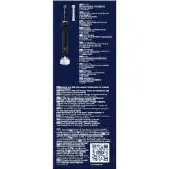 Spazzolino elettrico Oral-B Vitality Pro Black con 3 modalità e 2 testine
