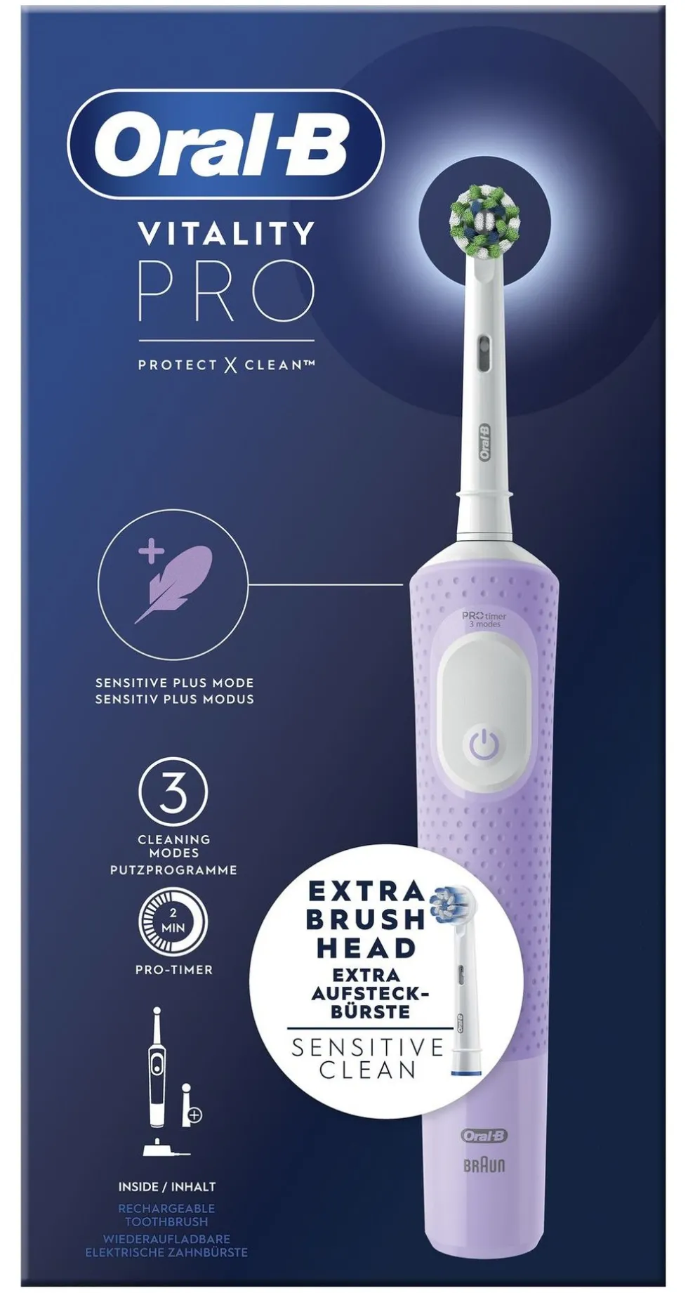 Spazzolino elettrico Oral B VITALITY PRO Lilla