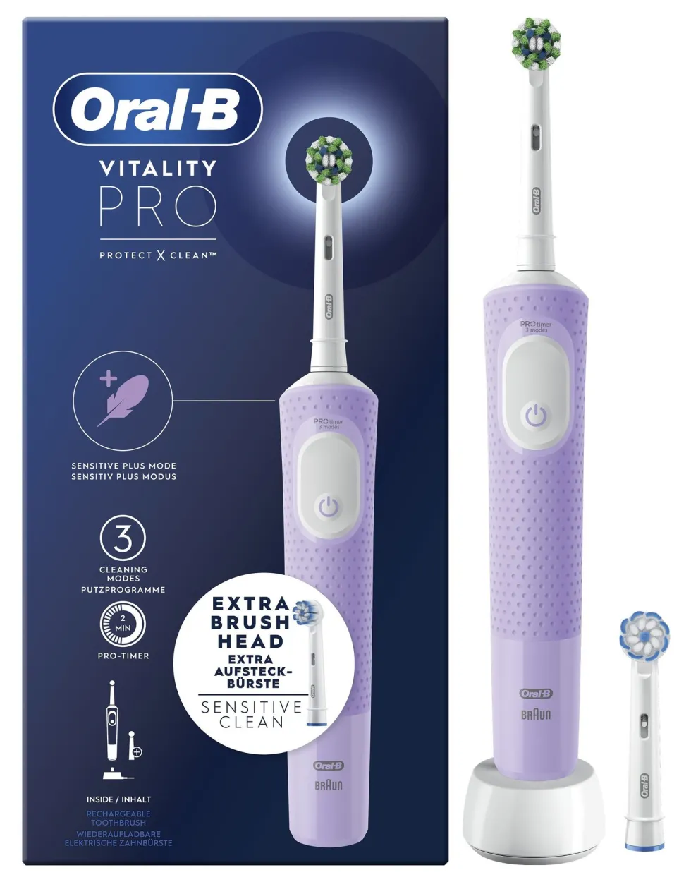 Spazzolino elettrico Oral B VITALITY PRO Lilla