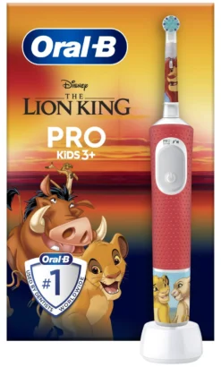 Spazzolino elettrico Oral B VITALITY PRO Kids Re Leone Red e White