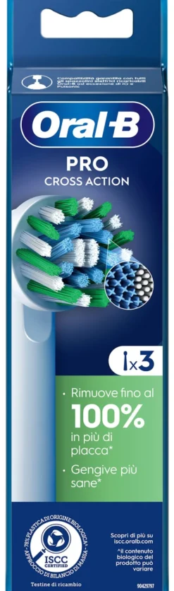 Spazzolino ricambio Oral B CROSS ACTION Pro White