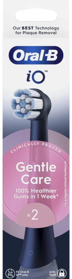 Spazzolino ricambio Oral B IO SERIES Gentle Care Black