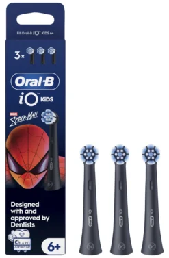 Spazzolino ricambio Oral B IO SERIES Kids Spiderman Black