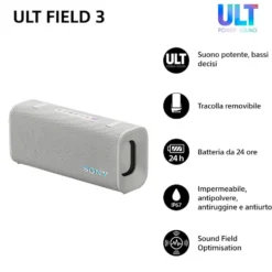 Speaker portatile Sony SRSULT30W.CE7 con ULT POWER SOUND