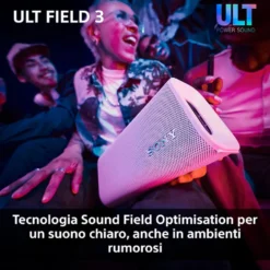 Speaker portatile Sony SRS-XG300 con ULT POWER SOUND e impermeabilità IP67