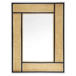 Specchio C/Cornice - Rattan