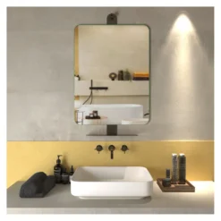 Specchio Progetto M066 6080 M066 Nero opaco