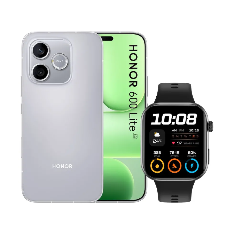 S.phone Honor 600 Lite 5G 8/256Gb Velvet Grey + Watch 2I