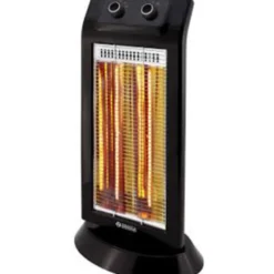 Splendid Stufa Alogena 1100W 2Lampade Nera
