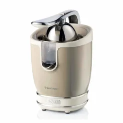 Spremiagrumi Ariete 413 beige con leva a pressione e design vintage