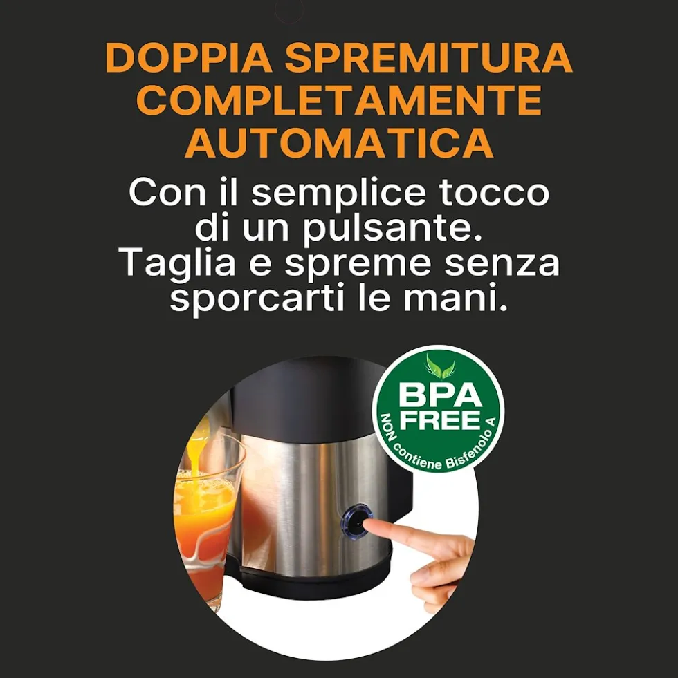 Spremiagrumi automatico Macom 853Z taglia e spremi