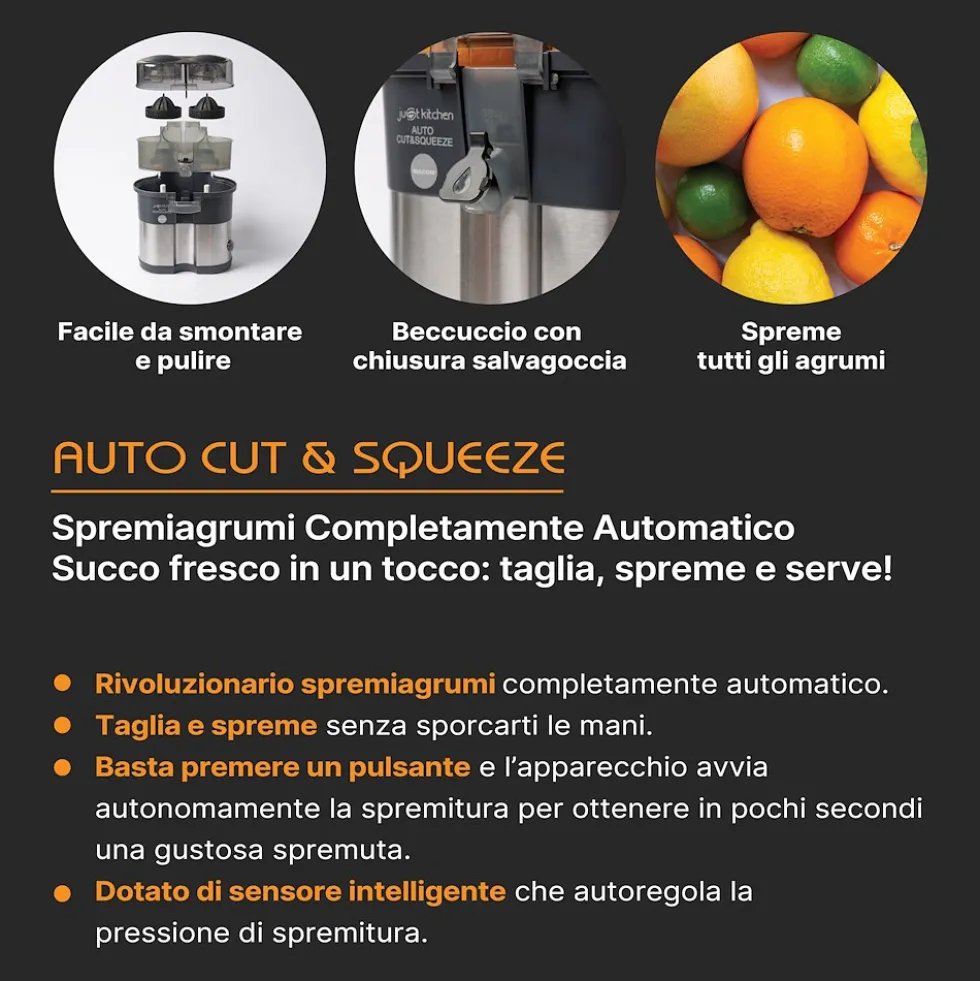 Spremiagrumi automatico Macom 853Z taglia e spremi