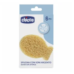 Spugna bagno naturale Chicco 00011524000000 Ioni Argento 6m+ Natural