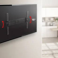 Staffa da parete Meliconi Slimstyle 600 ST CG inclinabile per TV 50-86"