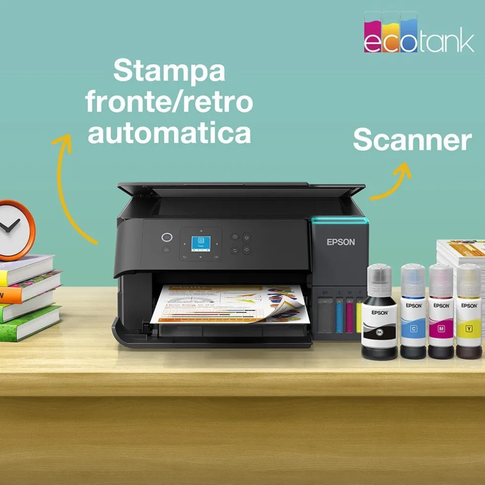 Stampante inkjet multifunzione Epson EcoTank ET-2951 con WiFi