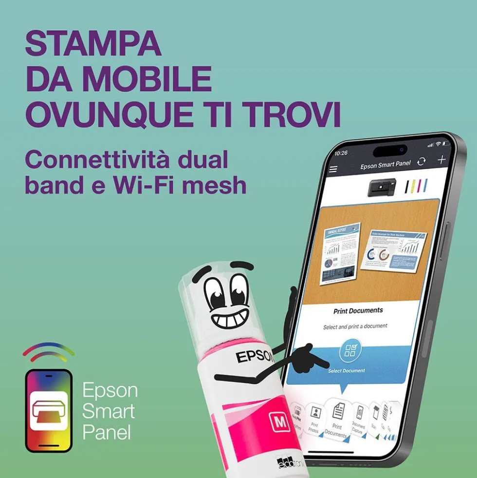 Stampante inkjet multifunzione Epson EcoTank ET-2951 con WiFi