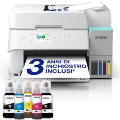 Stampante inkjet multifunzione Epson EcoTank ET-3956 con serbatoi ricaricabili