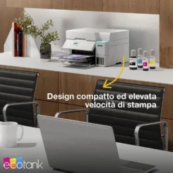 Stampante inkjet multifunzione Epson EcoTank ET-3956 con serbatoi ricaricabili