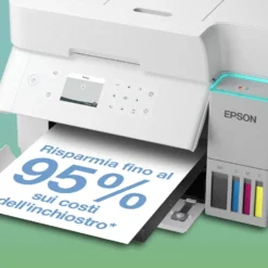 Stampante inkjet multifunzione Epson EcoTank ET-3956 con serbatoi ricaricabili