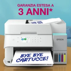 Stampante inkjet multifunzione Epson EcoTank ET-3956 con serbatoi ricaricabili