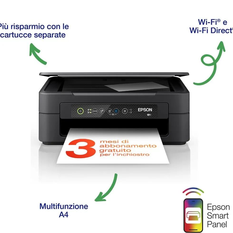 Stampante multifunzione Epson Expression Home XP-2200 inkjet WiFi