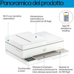 Stampante multifunzione inkjet HP Envy 6520e a colori WiFi