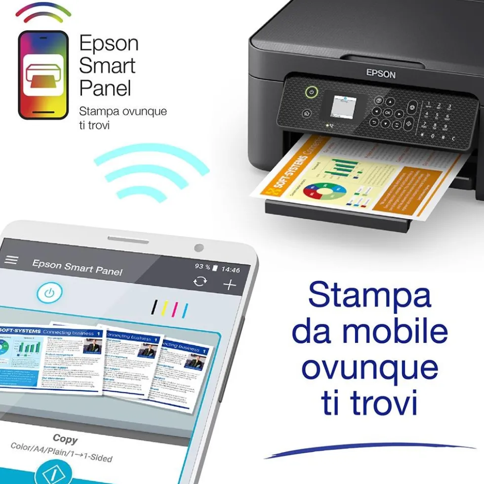 Stampante multifunzione inkjet Epson WorkForce WF-2910DWF con WiFi