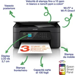 Stampante multifunzione inkjet Epson WorkForce WF-2910DWF con WiFi