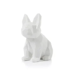 Statua cane c/decorazione a rilievo - Companion