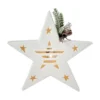Stella natalizia in ceramica con LED • 18,5 x 5 x h 17 cm - Decor