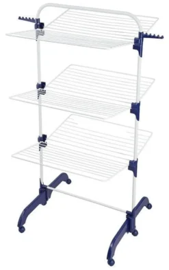 Stendibiancheria Leifheit 81529 Comfort Tower 420 Bianco e Blu