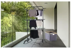 Stendibiancheria Leifheit 81691 Comfort Tower 420 Black