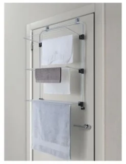 Stendibiancheria Metaltex 40 60 62 Gale Box doccia 3 griglie Silver