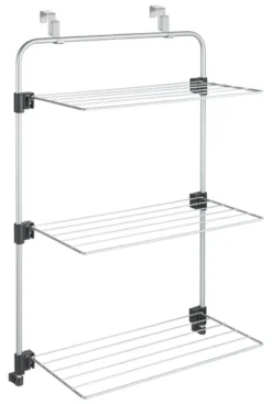 Stendibiancheria Metaltex 40 60 62 Gale Box doccia 3 griglie Silver