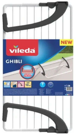 Stendibiancheria Vileda 174453 Ghibli Bianco e Grigio