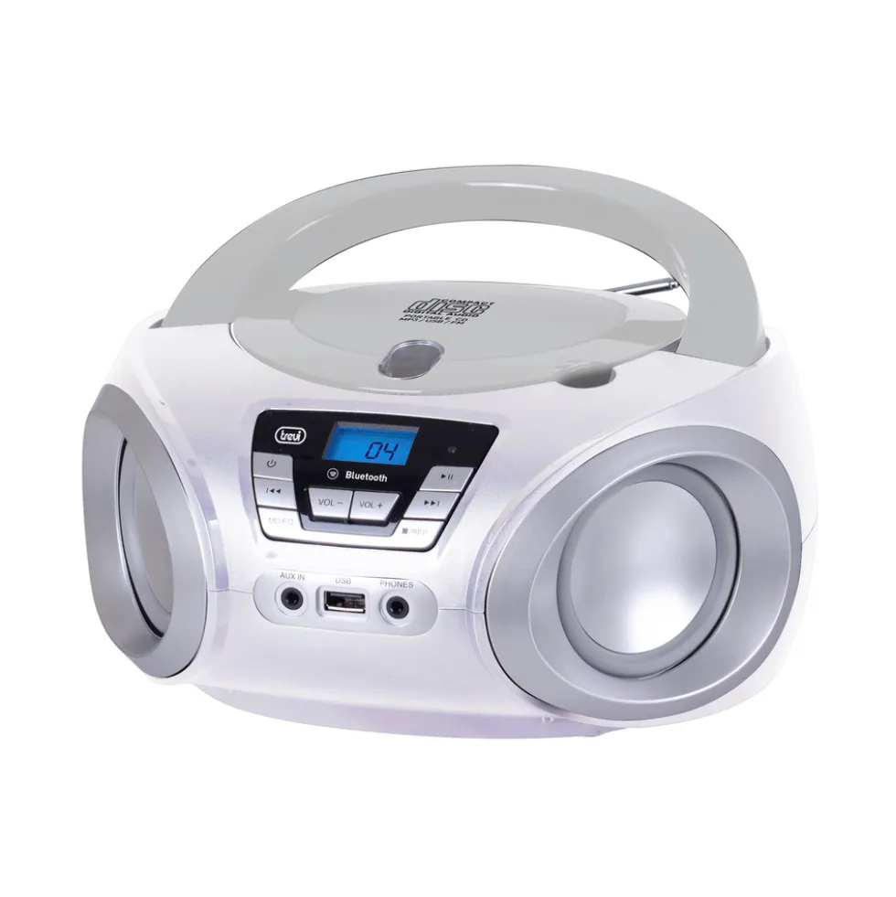 Stereo portatile Trevi CMP544 BT con Bluetooth e lettore CD