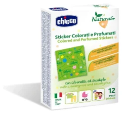 12 Sticker anti zanzare profumati colorati Chicco 00008551000000 NATUR