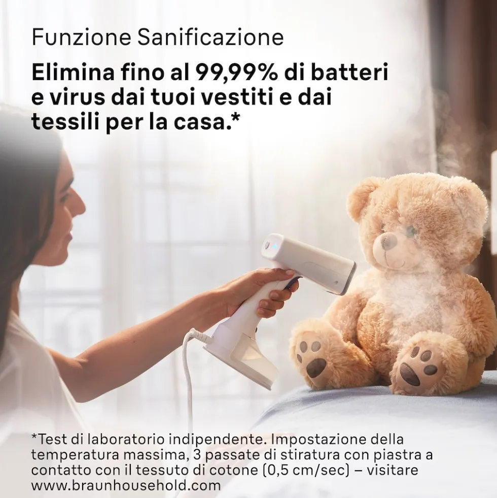 Stiratore verticale Braun GS5011PU 1200W vapore continuo