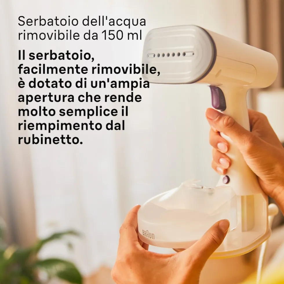 Stiratore verticale Braun GS5011PU 1200W vapore continuo