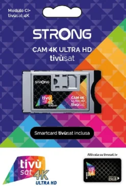 Strong Cam 4K Tivusat Certificata