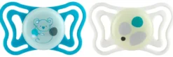 Succhietto Chicco 00071086400000 PHYSIOFORMA LIGHT lumi Verde acqua e