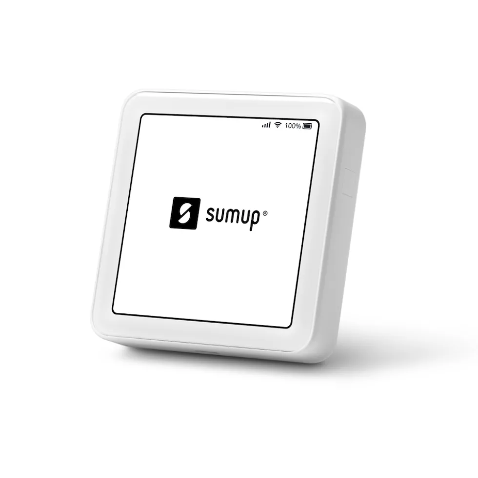 Sumup Pos Mobile Standalone 4G E Wi-Fi Touch Screen Base Di Ricarica