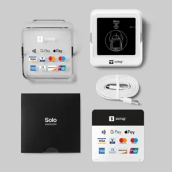 Sumup Pos Mobile Standalone 4G E Wi-Fi Touch Screen Base Di Ricarica