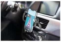 Supporto auto smartphone Cellular Line GRAVITYHOLDERVENTK SLIDE FIT Bl